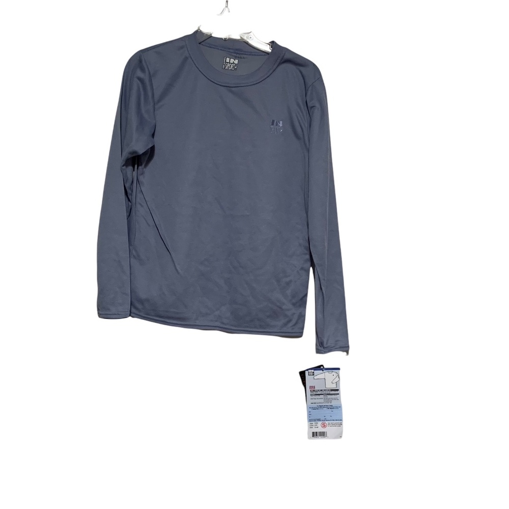 Vtg 1999 Women’s In Sport F855 Power Dry Long Sleeve Tee in Blue Sz Sm NWT